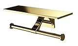 株式会社WEST トイレットペーパーホルダー Agaho brass 35M 鏡面ゴールド 35M-N0002-GB