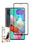 叶kanae カナエ Galaxy A51 5G 用 ガラスフィルム 強化ガラス 全面保護 保護フィルム フィルム ブルーライトカット SC-54A 用 SCG07 用 液晶保護フィルム 黒縁 1枚入り