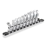 TONE フレックスクロウフットレンチセット(ホルダー付) 差込角9.5mm 内容9点 HSCF309F