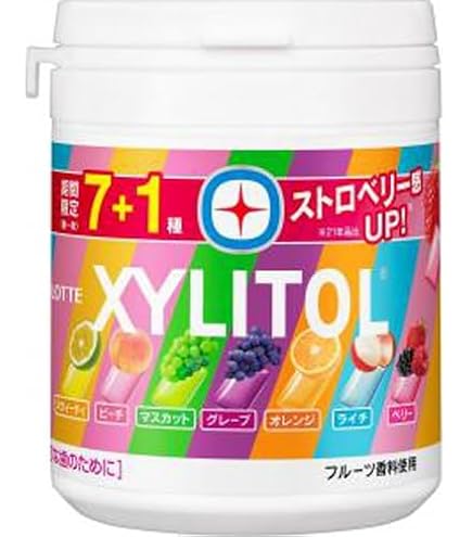 Amazon | ロッテ キシリトールガム 7種アソートボトル 143g×6個入