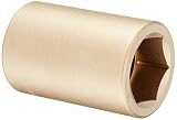 Ampco Safety Tools DW-3/4D37MM Socket, Deep Well, Non-Sparking, Non-Magnetic, Corrosion Resistant, 3