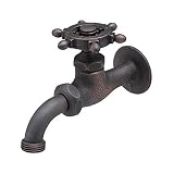 オンリーワン ガーデン水栓 万能ホーム胴長水栓 ラダーハンドル HV3-BHD-RZ ブロンズメッキ