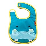 SKIP HOP ベビー 食事エプロン 袖なし 防水 半袖 アウトレット 266 (カバ) [並行輸入品]