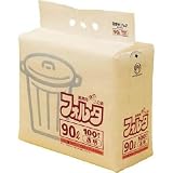 日本サニパック:サニパック F-9C環優包装90L透明 F-9C-CL 型式:F-9C-CL（1セット:100枚入）