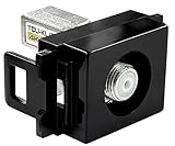 F-Factory 壁面テレビ端子 2K 4K 8K 放送対応 入力端子可動タイプ 通電型 終端型 FE-TCU-KLBK