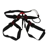 Fenteer 屋外　クライミング　懸垂下降　　ハーネスシート　安全座りバストベルト　　登山装備　高強度