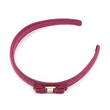 フェラガモ FERRAGAMO アクセサリー幅2cm ヘアバンド リボンチャーム ミスヴァラリボンMISS VARA BOW-340086-ピンク系/SANGRIA [並行輸入品]