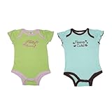 2PACK:赤ちゃん Baby Essentials Baby / Infant Comfortable ワンピーススーツ/ロンパース/ワンシーに適合 Fit One-Piece Bodysuit /