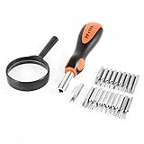 ボックス付1プラスマイナストルクスドライバー拡大鏡ツールセット22