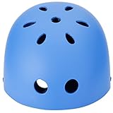 ヘルメット　子供用　自転車　子供　軽量　可愛い　キッズ　スケートボード　ジュニア　通学 プレゼント　11ホール　マットブルー（ダイヤル付）