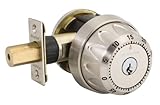Master Lock DSRN1015 Nightwatch Combination Deadbolt with Bump Stop Cylinder, Satin Nickel by Master