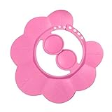 Usstore 1x Kids Baby Shampoo Shower Bathing Bath Hair Shield Cap Hat (Pink) by Usstore