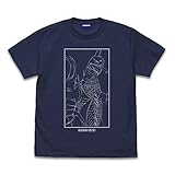 二次元コスパ ゴジラ ガイガン1972 Tシャツ INDIGO Lサイズ 綿製