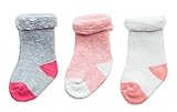 (ビグッド)Bigood かわいい ベビー 赤ちゃん 温かソックス 靴下 ルームソックス カジュアル 新生児 保温ソックス 出産祝い 3足セット 色ランダム（Bタイプ・S）
