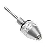 インチキーレス ドリル ビット チャック アダプタ コンバータ インパクトドライバ 1/4インチ 0.3-3.4mm