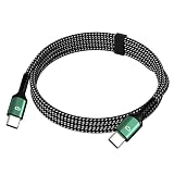 【TLIDA】USB-C to USB-C ケーブル 1m PD対応 3A急速充電 高速データ転送 ナイロン編み 耐久性 for MacBook/Android/タブレット対応