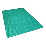角利産業 サンドリー(SUNDRY) 折りたたみクッションマット グリーン 約200×140×厚0.8cm