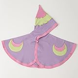 yuga☆【箱入り】「月の精のマント ラベンダー染め + バルーン・ロンパース いちご染め 80cm - 90cm 2点セット 」 オーガニックコットン100% 天然染め ベビー 服 男の子 女の子 