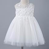 （イーエフイー）EFE　ベビードレス　ガールズ　女児ドレス　赤ちゃん　洋服フォーマル　幼児　レースドレス　ベビー　（6ー24ヶ月） アイボリー 3M