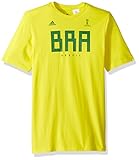 Adidas Boys Soccer Brazil Tee X-Large イエロー
