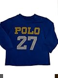 ラルフローレンの子供服　POLO　RALPHLAWREN　ベビー男の子　長袖ロゴＴシャツ　７０ｃｍ [並行輸入品]