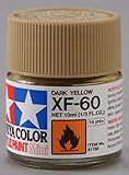 TAMXF60 81760 Acrylic Mini XF60 Dark Yellow 1/3 oz by TAMIYA PAINT [並行輸入品]