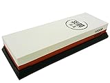 Seido 600/1000 Grit Combination Corundum Whetstone Knife Sharpening Stone / Premium Waterstone Knife
