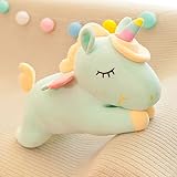 ユニコーン ぬいぐるみユニコーン 縫いぐるみ プレゼント ぬいぐるみ 大きい 小さいぬいぐるみ 手触りふわふわ 動物ぬいぐるみ グリーン 抱き枕 アニマル 100cm 添い寝枕 萌えグッズ 飾り 持ちやすい 抱きまくら やわらか 可愛い