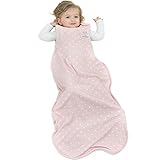 Woolino 4シーズン 幼児用 スリーピングバッグ 2-4歳用 メリノウール (ローズ)