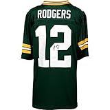 NFLグリーンベイパッカーズアーロン・ロジャース署名グリーンレプリカジャージー