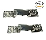 muzataステンレススチールドア留め金with Turning Padlock Eyeマウント