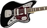 Squier by Fender エレキギター Classic Vibe '70s Jaguar®, Laurel Fingerboard, Black ソフトケース付き