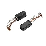 uxcell 炭素ブラシ モーターカーボンブラシ パワーツール 12x6x5mm 電動ハンマ 電動ドリル 1ペア