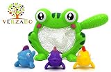 VERZABO FROG Bathtub Bath Toy Set for 12 Months Plus Children [並行輸入品]