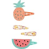 OSHKOSH(オシュコシュ) 4パックミックスフルーツスナップクリップ マルチ 小物ジュエリー・ヘアーアクセサリー One Size【並行輸入】