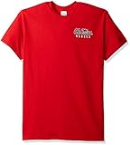 NCAA楕円形ラベル半袖 L レッド