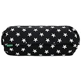 acortile 抱っこひも収納カバー M 日本製 【ブラックスターM×ボーダー】 90日保証 リバーシブル 裏生地ボーダー シッカリ生地