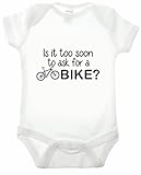 Bullshirtのis it too soon to ask for a bike半袖Babygrow カラー: ホワイト