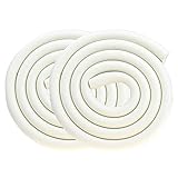 Jolieer 衝撃吸収 ケガ防止 コーナーガード コーナークッション 赤ちゃん舐めても安心 けが防止 2M×2個入 (U型, ライトグレー)