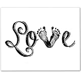 Love - Baby Feet - 11x14 Unframed Art Print - Great Nursery or Child's Room Decor [並行輸入品]
