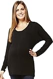 Nomドルマンスリーブニットマタニティトップ US サイズ: M カラー: ブラック