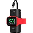 iWALK Apple Watch充電器 モバイルバッテリー ワイヤレス充電 アップルウォッチ9000mAh大容量 ケーブル内蔵 Apple Watch/iPhone同時充電 Apple Watch Series 9/8/7/SE/6/5/4/3/2