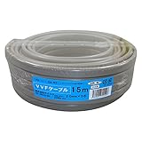 テイコク VVF  ケーブル 3CX2.0mm  灰色 15m巻