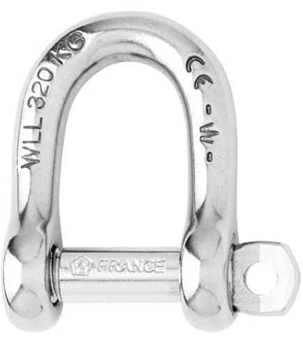 Amazon | Wichard フランス製 ステンレス鋼 D字型 カラビナ L シルバー