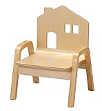 キッズ用木製チェア おうちのいす ナチュラル ONHC-001
