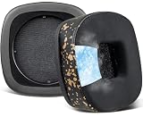 SOULWIT 冷却ジェルパッド イヤーパッド イヤークッション for Marshall マーシャル Major I/II/III/IV Wireless/Wired ヘッドホン 用 交換パッド for Marshall Major 1/2/3/4 ヘッドパッド 冷感 パッド ブラックゴールド