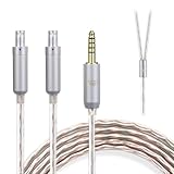 okcsc JBX ヘッドホンケーブル HD800 リケーブル イヤホン・ヘッドホン用 SENNHEISER用 HD800S・HD820・D1000に適合 OFC 4芯 長さ1.5m 4.4mm