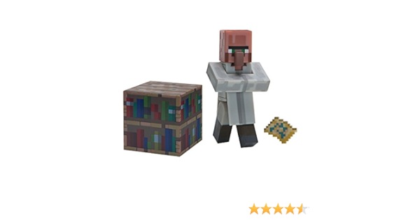 Amazon Co Jp Minecraft Action Figure Librarian Genuine Hobbies