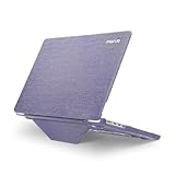 MOSISO 対応機種 MacBook Pro 14インチ ケース M5 M4 M3 M2 M1チップ A3427 A3426 A3434 A3112 A3185 A3401 A2918 A2992 A2779 A2442(2026 2025-2021発売)、ニット生地コーティング 折り畳み式キックスタンド プラスチック ハードシェルカバー(ヘイズ ブルー)