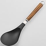 サンクラフト サービングカトラリー ブラウン ナイロンライススプーン ウッディタイム WT-23